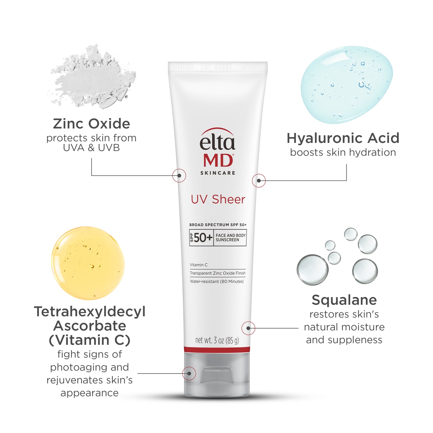 EltaMD® UV Sheer Broad-Spectrum SPF 50+ 3oz