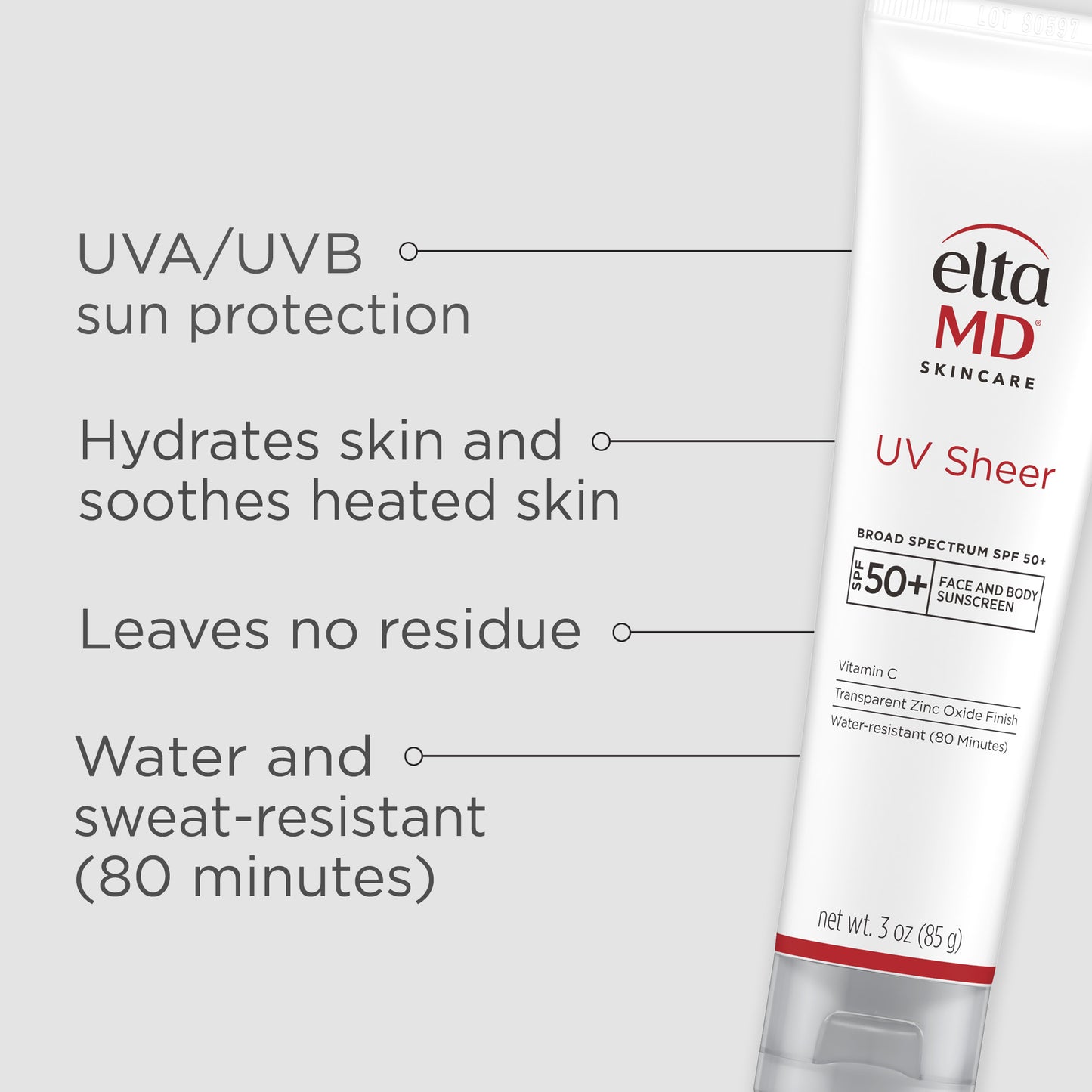 EltaMD® UV Sheer Broad-Spectrum SPF 50+ 3oz