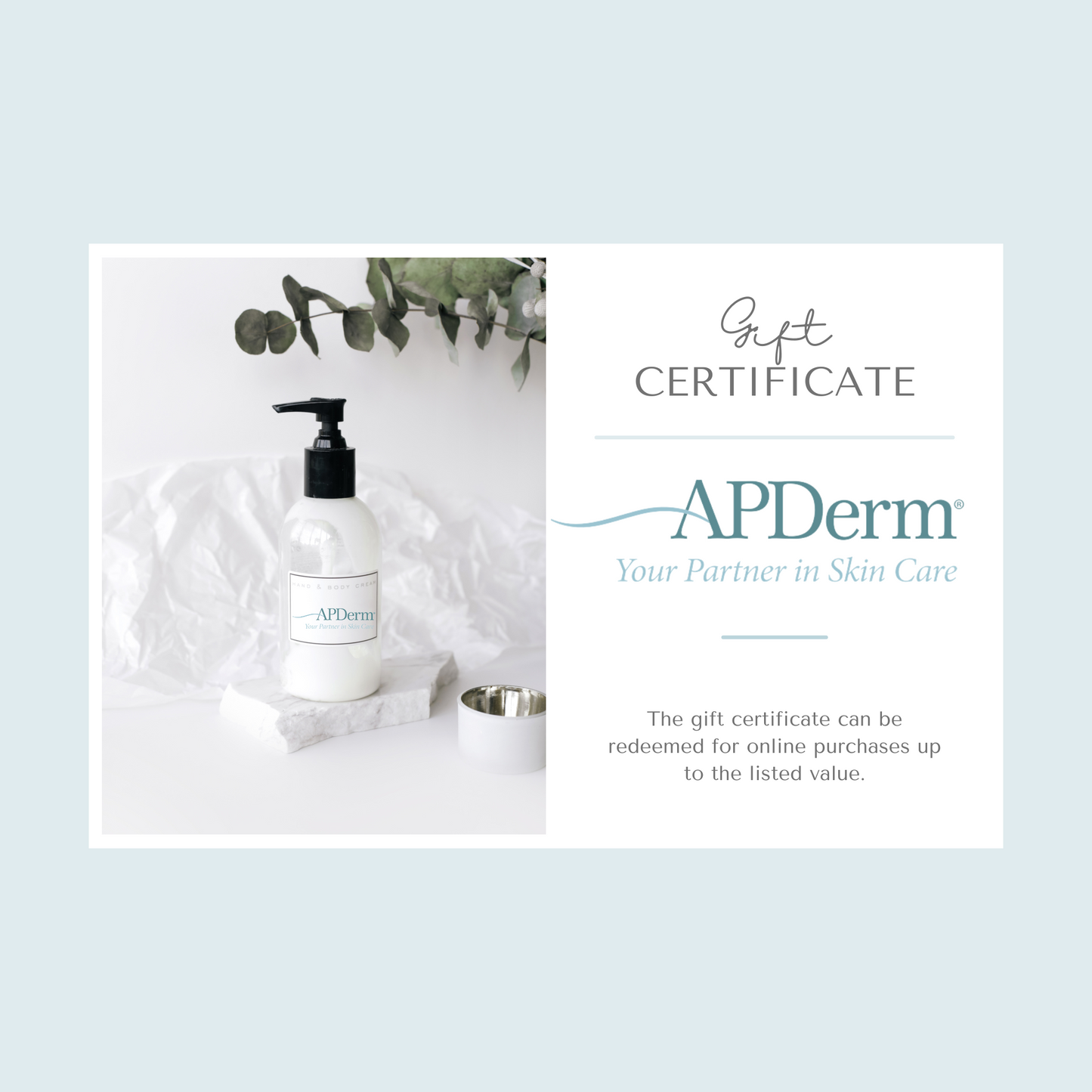 APDerm Gift Card – The Perfect Gift for Healthy, Beautiful Skin