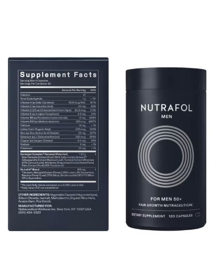 Nutrafol® Men’s Hair Growth Supplements 50+