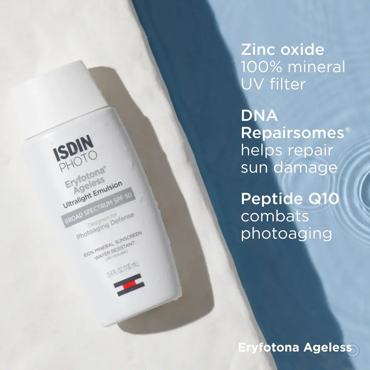 ISDIN Eryfotona Ageless Ultralight Tinted Mineral Sunscreen SPF 50